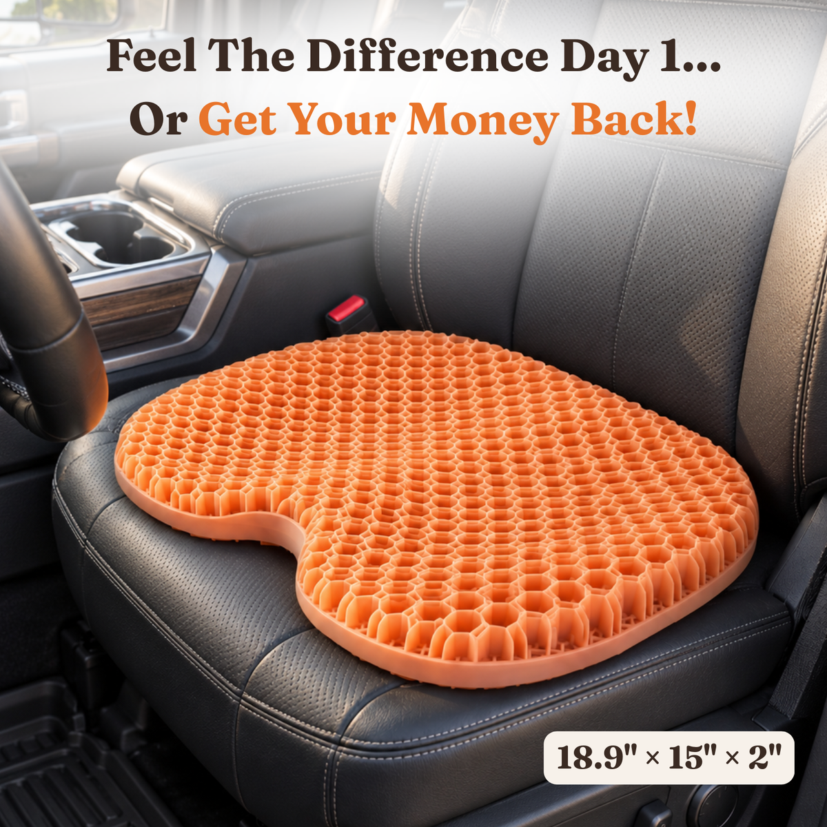 Settle Extra Thick Gel Seat Cushion